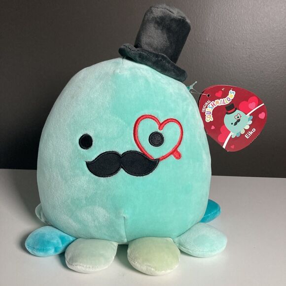 Squishmallows: EIKO 12-Inch Fancy Octopus (Kelly Toys) Ultrasoft Stuffed Plush - Picture 1 of 8